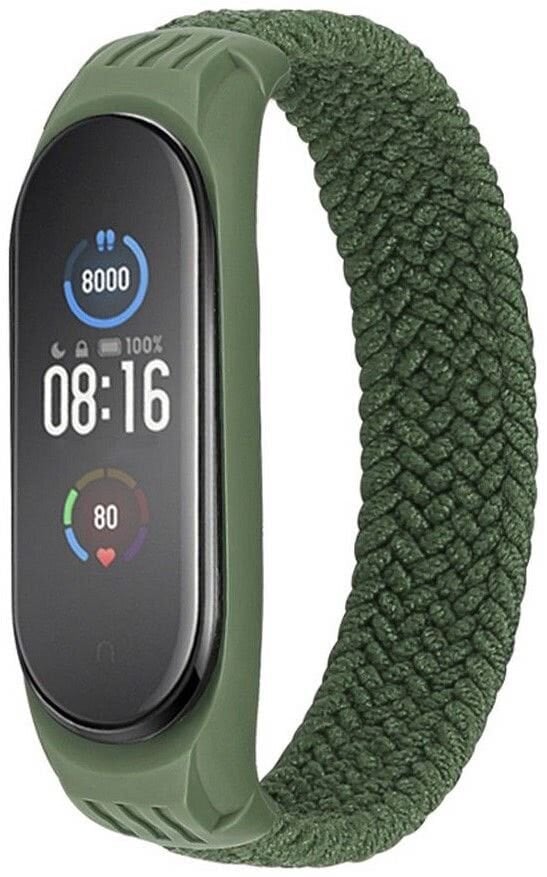 Kellarihm Tech-Protect Xiaomi Mi Band 5/6, army green hind ja info | Nutikellade ja nutivõrude tarvikud | kaup24.ee