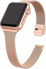 Kellarihm Tech-Protect MilaneseBand Apple Watch 4/5/6/7/SE 38/40/41 mm, kuldne hind ja info | Nutikellade ja nutivõrude tarvikud | kaup24.ee