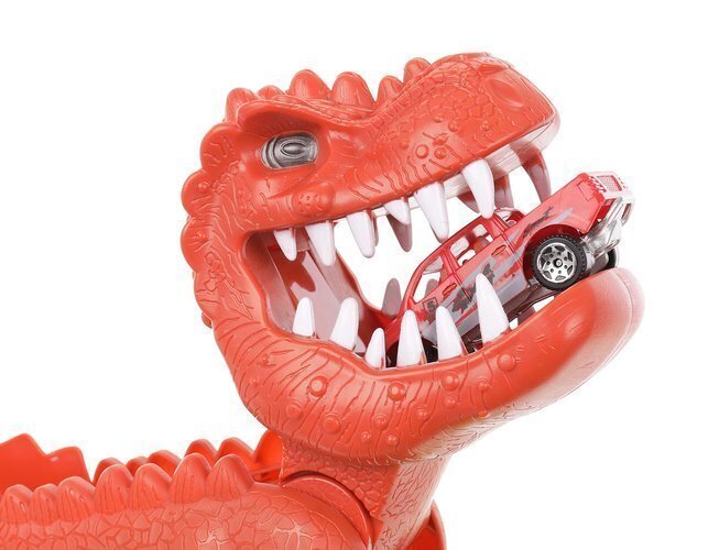 Dinosauruste stardirada + 2 autot цена и информация | Poiste mänguasjad | kaup24.ee