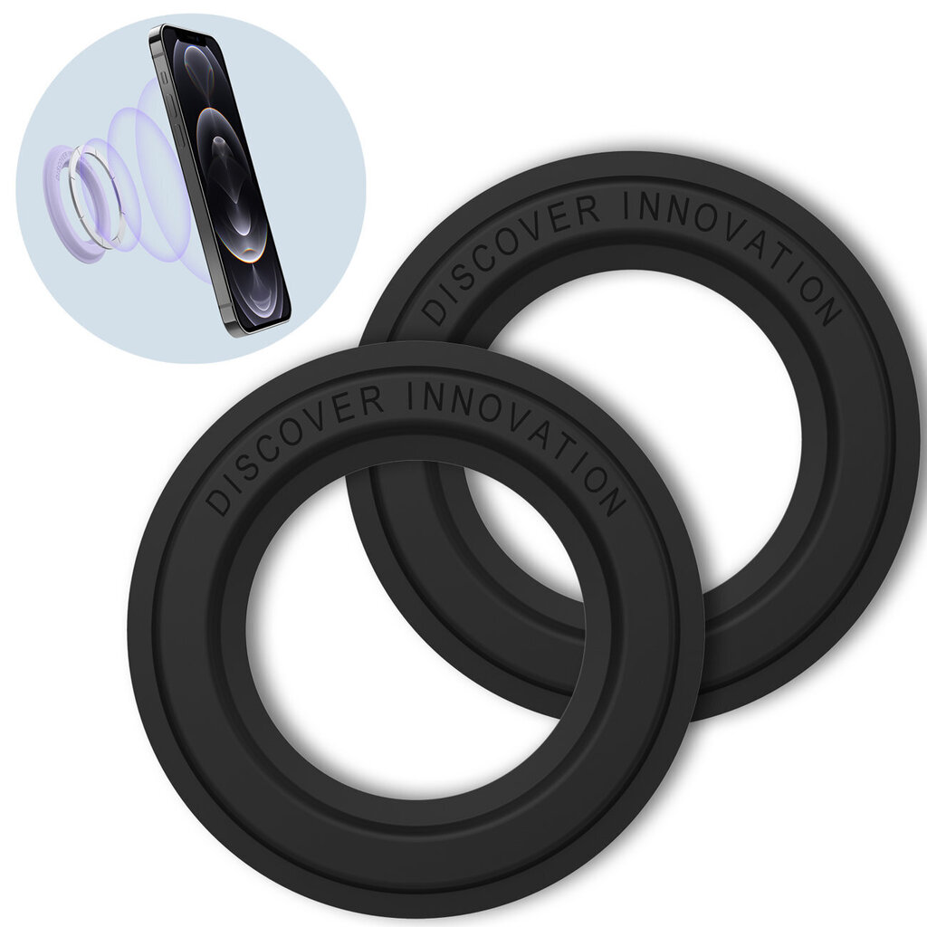 Magnetrõngas Nillkin SnapHold 2x Adhesive Magnetic Sticker Magnetic Holder Compatible with MagSafe, Black цена и информация | Mobiiltelefonide hoidjad | kaup24.ee