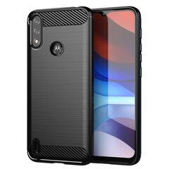 Telefoniümbris Carbon Case Flexible Cover Sleeve Motorola Moto E7i Power, black цена и информация | Чехлы для телефонов | kaup24.ee