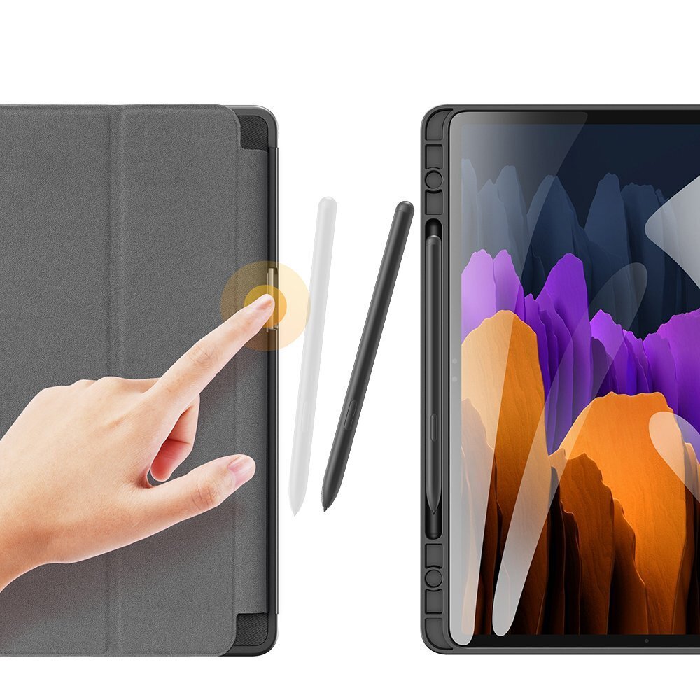 Tahvelarvuti kaaned Dux Ducis Domo Tablet Cover with Multi-angle Stand and Smart Sleep Function for Samsung Galaxy Tab S7 11'', black цена и информация | Tahvelarvuti kaaned ja kotid | kaup24.ee