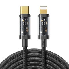 Kaabel Joyroom S-CL020A20 Type-C to Lightning 20W Data Cable, 2 m, Black hind ja info | Mobiiltelefonide kaablid | kaup24.ee