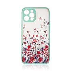 Telefoniümbris Design Case for iPhone 12 Pro flower case (Light blue) hind ja info | Telefoni kaaned, ümbrised | kaup24.ee