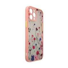 Telefoniümbris Design Case for iPhone 12 Pro flower (Pink) hind ja info | Telefoni kaaned, ümbrised | kaup24.ee