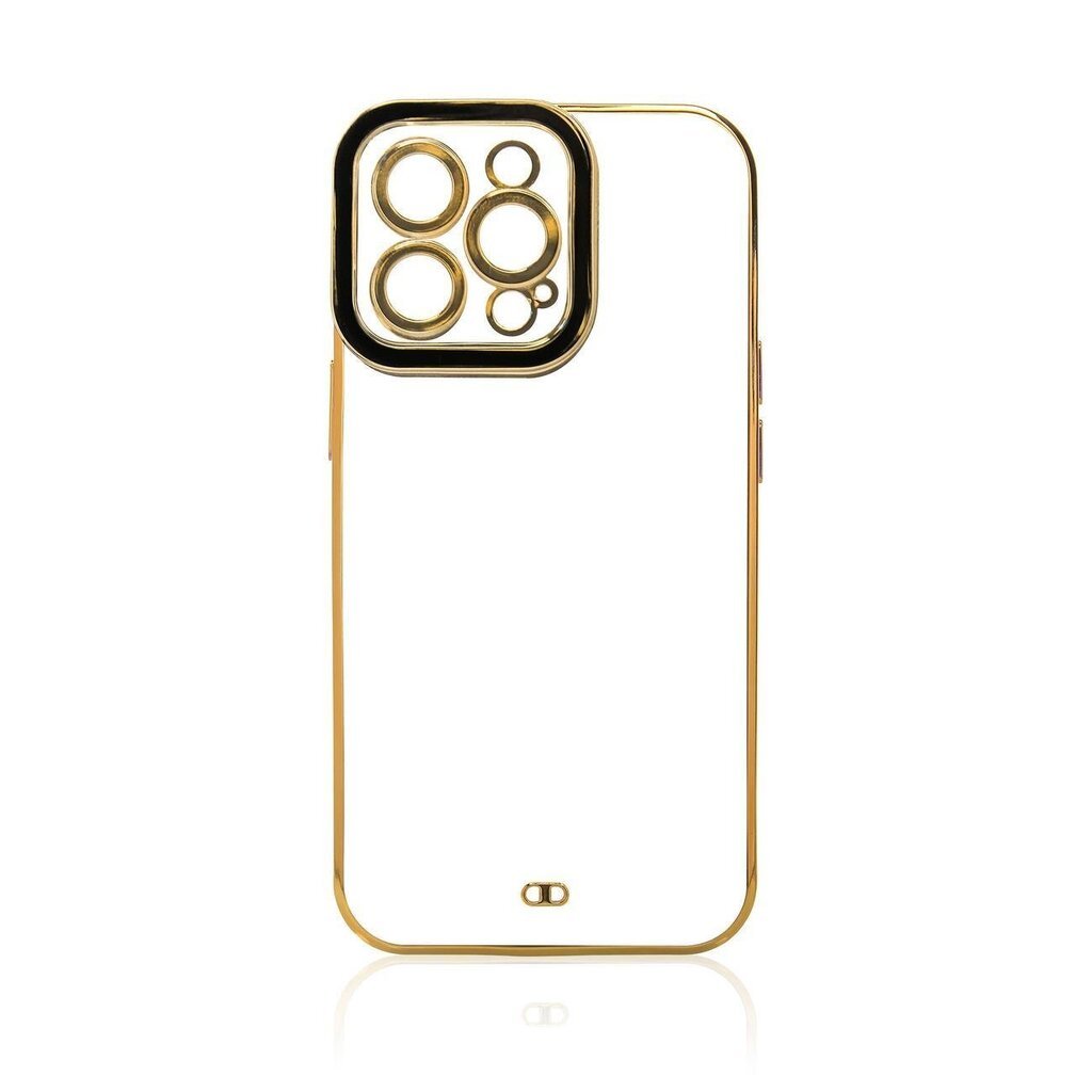 Telefoniümbris Fashion Case Cover for Xiaomi Redmi Note 11 Pro Gold Frame Gel Cover (Black) цена и информация | Telefoni kaaned, ümbrised | kaup24.ee