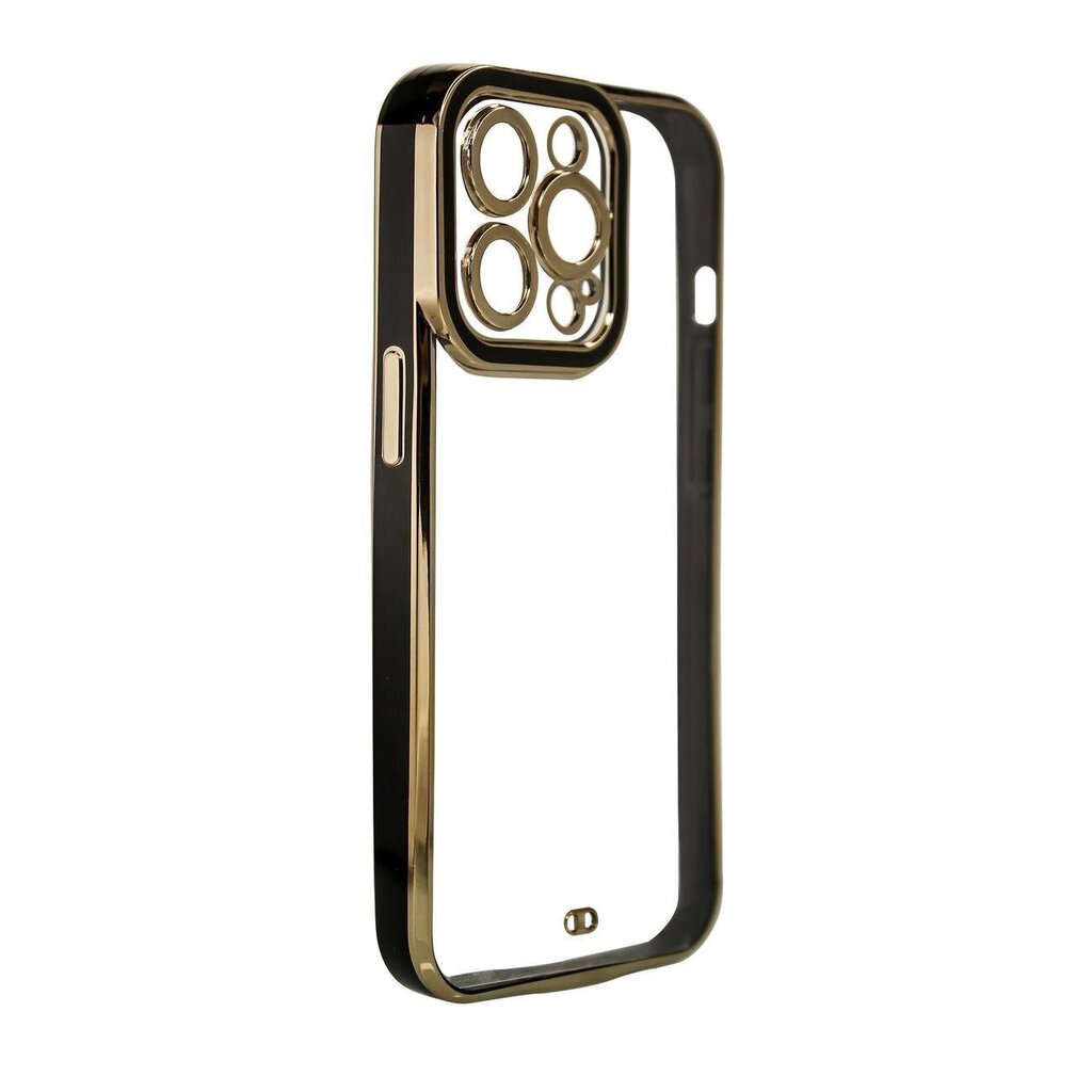 Telefoniümbris Fashion Case Cover for Xiaomi Redmi Note 11 Pro Gold Frame Gel Cover (Black) цена и информация | Telefoni kaaned, ümbrised | kaup24.ee