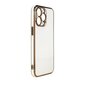 Telefoniümbris Lighting Color Case for Xiaomi Redmi Note 11 Pro gel cover with gold frame (White) hind ja info | Telefoni kaaned, ümbrised | kaup24.ee