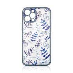 Telefoniümbris Design Case for iPhone 12 Pro Max flower case (Dark blue) hind ja info | Telefoni kaaned, ümbrised | kaup24.ee