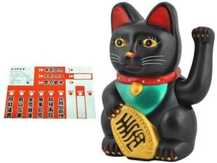 Õnnelik kuldne hiina kass Maneki-Neko - õnne sümbol цена и информация | Детали интерьера | kaup24.ee