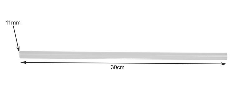 Kuumliim 11 mm x 300 mm, 1 kg hind ja info | Käsitööriistad | kaup24.ee