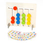 Montessori puuviljade värvi sobitamine puidust õppemänguasja hind ja info | Arendavad mänguasjad | kaup24.ee