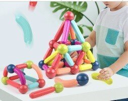Magnetklotsid väikelastele 25 elementi hind ja info | Arendavad mänguasjad | kaup24.ee