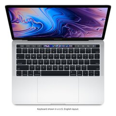 MacBook Pro 2019 Retina 13" 4xUSB-C - Core i7 2.8GHz / 16GB / 1TB SSD / RUS / Silver (kasutatud, seisukord A) hind ja info | Sülearvutid | kaup24.ee