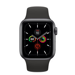 Apple Watch Series 5 44mm GPS, Space Gray (kasutatud, seisukord A) hind ja info | Nutikellad (smartwatch) | kaup24.ee