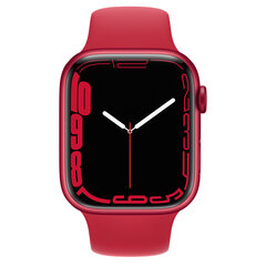 Apple Watch Series 7 45mm GPS + Cellular, Red (kasutatud, seisukord A) цена и информация | Смарт-часы (smartwatch) | kaup24.ee