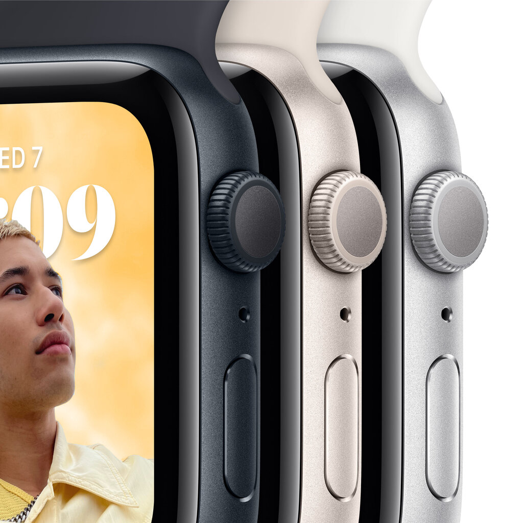 Apple Watch SE GPS + Cellular 40mm Midnight Aluminium Case with Midnight Sport Band - Regular 2nd Gen - MNPL3EL/A hind ja info | Nutikellad (smartwatch) | kaup24.ee