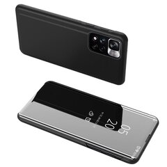 Telefoni kaaned Clear View Case cover for Oppo A76 / Oppo A36 / Realme 9i black hind ja info | Telefoni kaaned, ümbrised | kaup24.ee