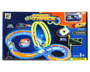 Glow Speed Track 45 x 7 x 26 cm (N-935) цена и информация | Игрушки для мальчиков | kaup24.ee