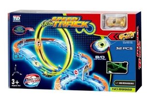 Glow Speed Track 45 x 7 x 26 cm (N-936) hind ja info | Poiste mänguasjad | kaup24.ee