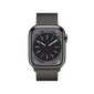 Apple Watch Series 8 GPS + Cellular 41mm Graphite Stainless Steel Case ,Graphite Milanese Loop MNJM3EL/A LV-EE hind ja info | Nutikellad (smartwatch) | kaup24.ee