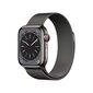 Apple Watch Series 8 GPS + Cellular 41mm Graphite Stainless Steel Case ,Graphite Milanese Loop MNJM3EL/A LV-EE цена и информация | Nutikellad (smartwatch) | kaup24.ee