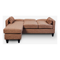 Диван-кровать Astan Hogar Chaise Lounge, коричневый цвет цена и информация | Диваны | kaup24.ee