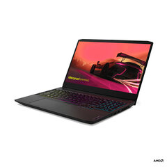 Портативный компьютер Lenovo IdeaPad Gaming 3 15ACH6 Ryzen 5 5600H 15.6"; FHD IPS 250nits AG 120Hz 16GB DDR4 3200 SSD512 GeForce GTX 1650 4GB LAN Win11 Shadow Black  цена и информация | Записные книжки | kaup24.ee