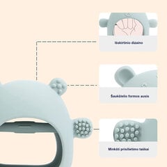 Silikoonist närimislelu, karu, pruun цена и информация | Прорезыватели | kaup24.ee