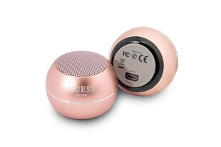 Guess Mini Bluetooth Speaker 3W 4H Розовый цена и информация | Guess Компьютерная техника | kaup24.ee