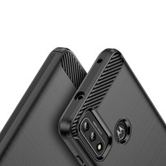 Telefoniümbris Carbon Case Flexible Cover Sleeve Motorola Moto G Play 2022 black цена и информация | Чехлы для телефонов | kaup24.ee