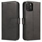 Telefoni kaaned Magnet Case elegant case cover case with a flap and stand function Honor Magic 4 Pro black hind ja info | Telefoni kaaned, ümbrised | kaup24.ee