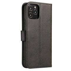 Telefoni kaaned Magnet Case elegant case cover case with a flap and stand function Honor Magic 4 Pro black hind ja info | Telefoni kaaned, ümbrised | kaup24.ee