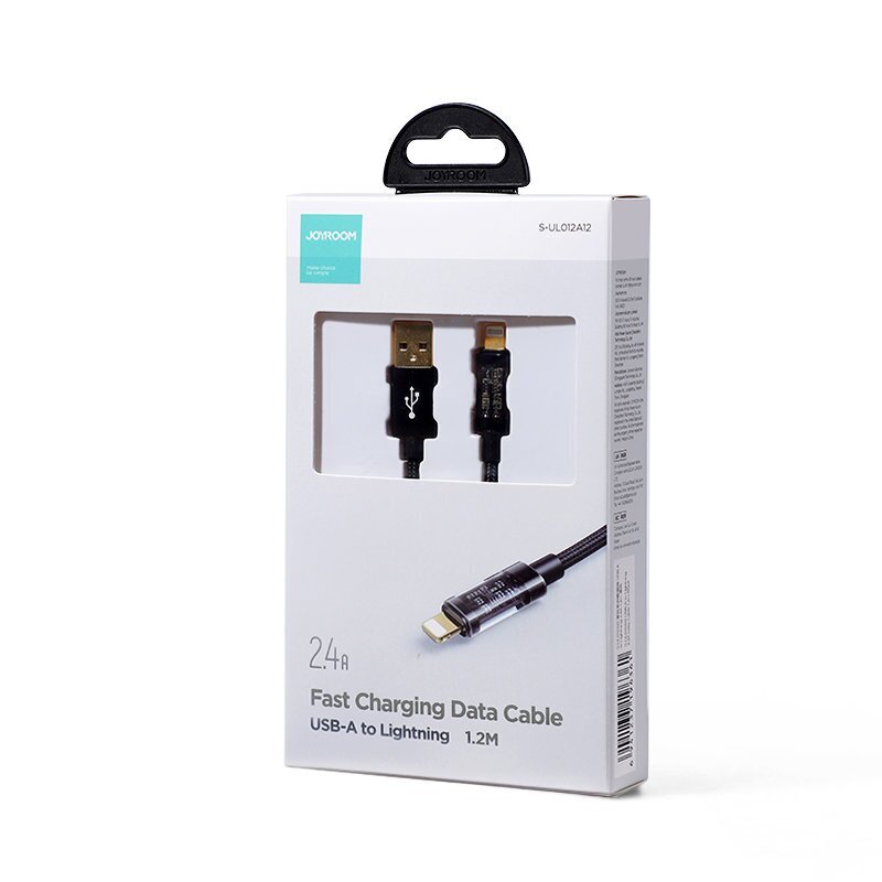 Kaabel Joyroom USB Type C cable - Lightning Fast Charging Power Delivery 20 W, 1.2 m, black (S-UL012A12) цена и информация | Mobiiltelefonide kaablid | kaup24.ee