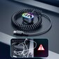 Telefoni autolaadija Joyroom 4 in 1 fast car charger PD, QC3.0, AFC, FCP with USB Type C cable 1.6 m 60W black (JR-CL19) hind ja info | Mobiiltelefonide laadijad | kaup24.ee