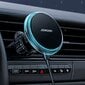 Telefonihoidik autosse Joyroom Car Holder Qi Wireless Induction Charger 15W (MagSafe for iPhone Compatible) for Ventilation Grille Silver (JR-ZS291) hind ja info | Mobiiltelefonide hoidjad | kaup24.ee
