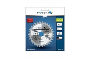 Пильный диск 165x30Tx30 Hoegert HT6D777 цена и информация | Механические инструменты | kaup24.ee