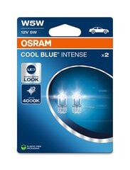 Лампочки Osram W5W 12V 5W цена и информация | Автомобильные лампочки | kaup24.ee