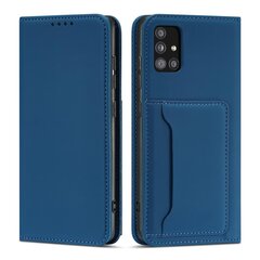 Telefoni kaaned Magnet Card Case Case for Xiaomi Redmi Note 11 Pouch Card Wallet Card Holder Blue (Niebieski) цена и информация | Чехлы для телефонов | kaup24.ee