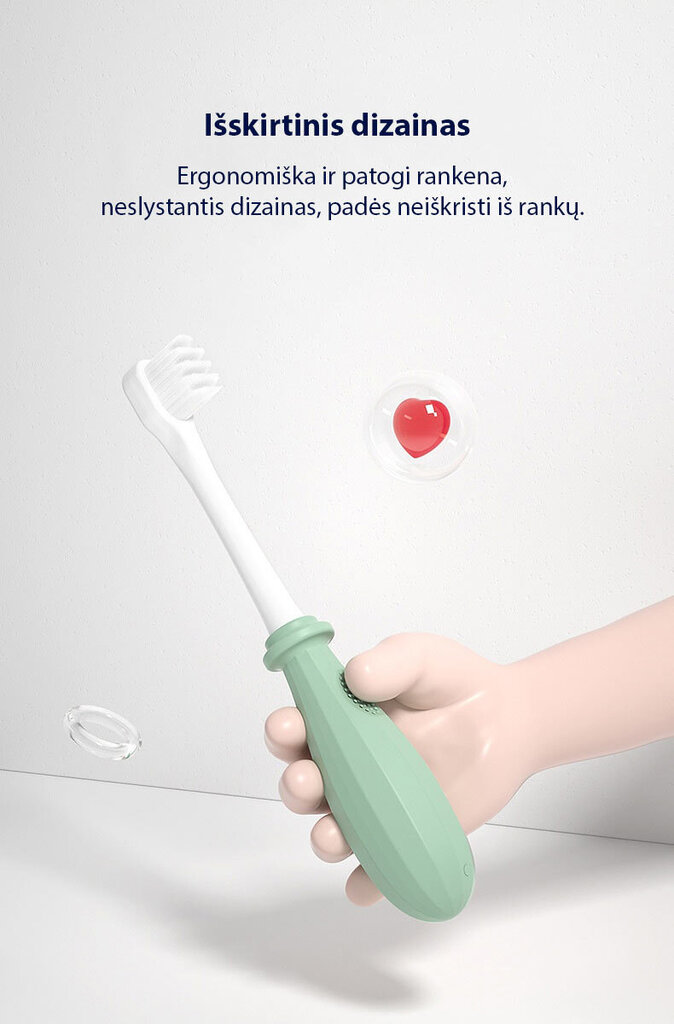 Laste hambahari nano, roosa, 0 – 3 m. hind ja info | Suuhügieen | kaup24.ee