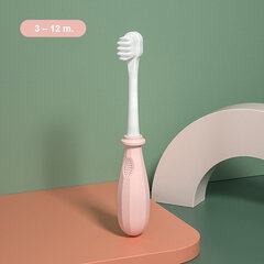 Laste hambahari nano, roosa, 3 – 12 m. hind ja info | Suuhügieen | kaup24.ee