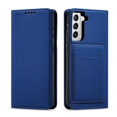 Telefoni kaaned Magnet Card Case Case for Samsung Galaxy S22 Pouch Card Wallet Card Holder Blue (Niebieski) hind ja info | Telefoni kaaned, ümbrised | kaup24.ee