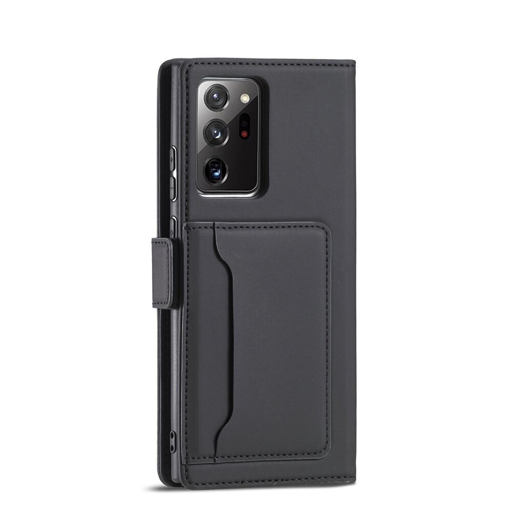 Telefoni kaaned Magnet Card Case Case for Samsung Galaxy S22 Ultra Pouch Wallet Card Holder (Black) цена и информация | Telefoni kaaned, ümbrised | kaup24.ee