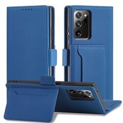 Telefoni kaaned Magnet Card Case Case for Samsung Galaxy S22 Ultra Cover Card Wallet Card Holder Blue (Niebieski) hind ja info | Telefoni kaaned, ümbrised | kaup24.ee