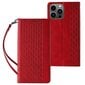 Telefoni kaaned Magnet Strap Case for iPhone 12 Pro Pouch Wallet + Mini Lanyard Pendant (Red) hind ja info | Telefoni kaaned, ümbrised | kaup24.ee