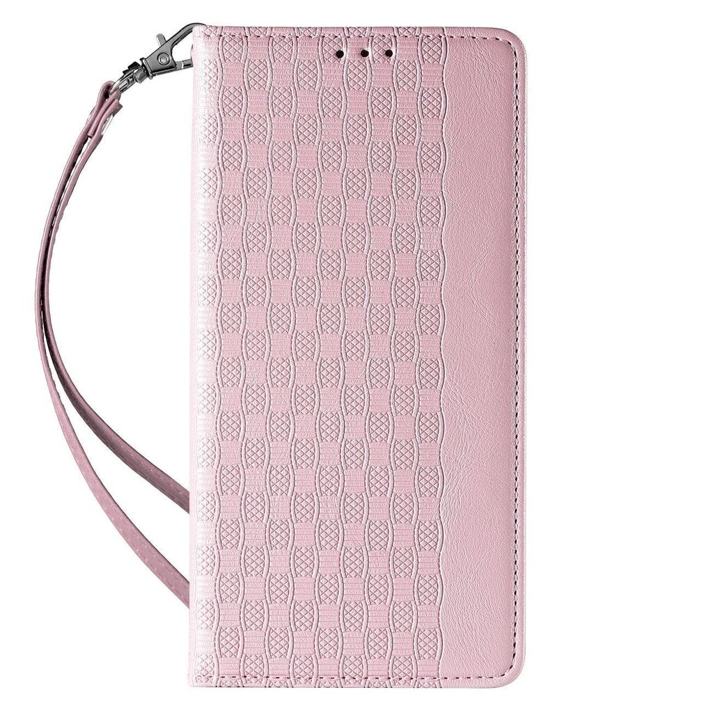 Telefoni kaaned Magnet Strap Case Case for iPhone 12 Pro Max Pouch Wallet + Mini Lanyard Pendant (Pink) цена и информация | Telefoni kaaned, ümbrised | kaup24.ee