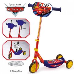 Детский трехколесный самокат - Auta 3, красный цена и информация | Самокаты | kaup24.ee