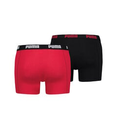 Aluspesu meestele Puma Basic Boxer 2P red black hind ja info | Meeste aluspesu | kaup24.ee