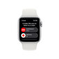 Apple Watch SE GPS + Cellular 44mm Silver Aluminium Case with White Sport Band - Regular 2nd Gen - MNQ23EL/A цена и информация | Nutikellad (smartwatch) | kaup24.ee