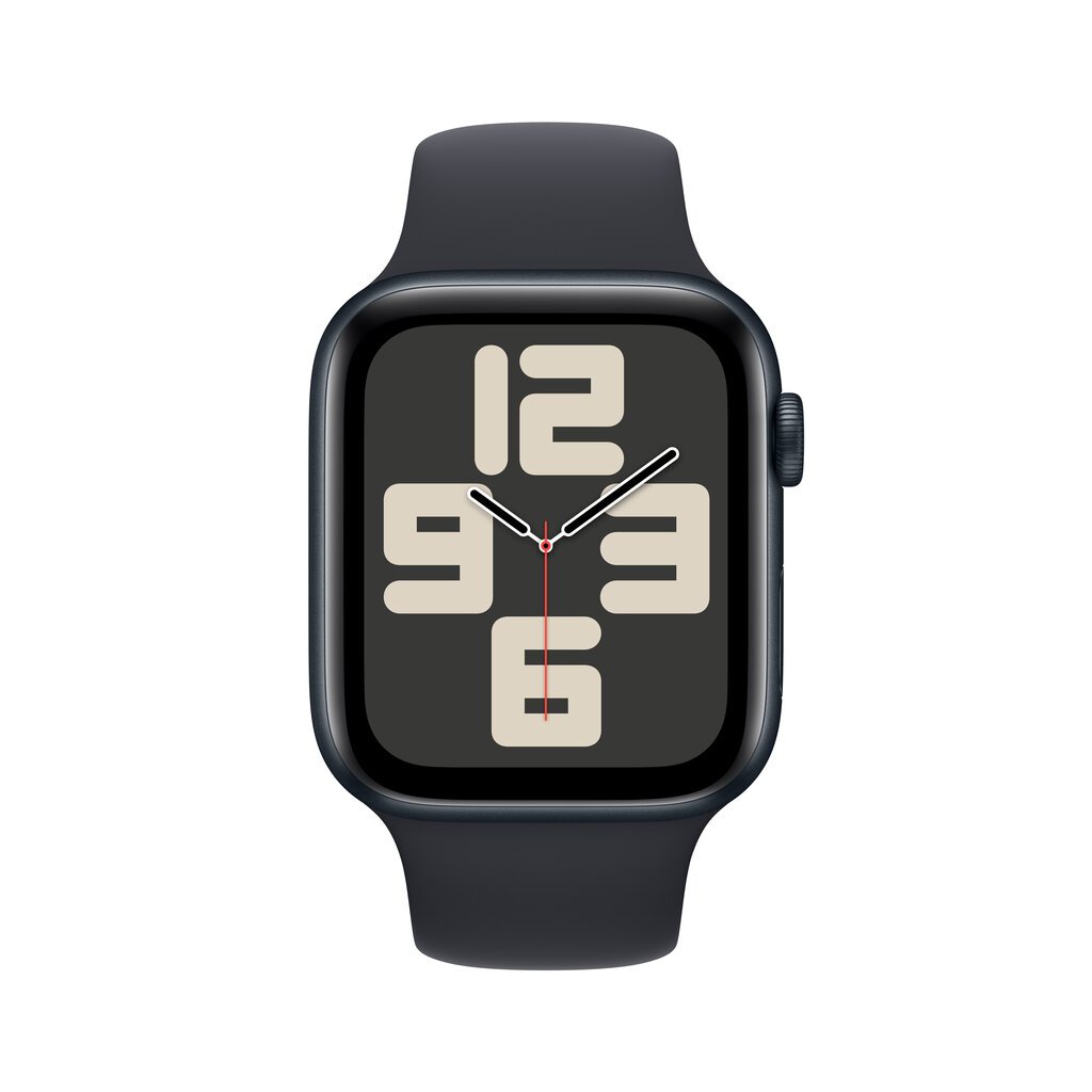 Apple Watch SE GPS + Cellular 44mm Midnight Aluminium Case with Midnight Sport Band - Regular 2nd Gen - MNPY3EL/A цена и информация | Nutikellad (smartwatch) | kaup24.ee